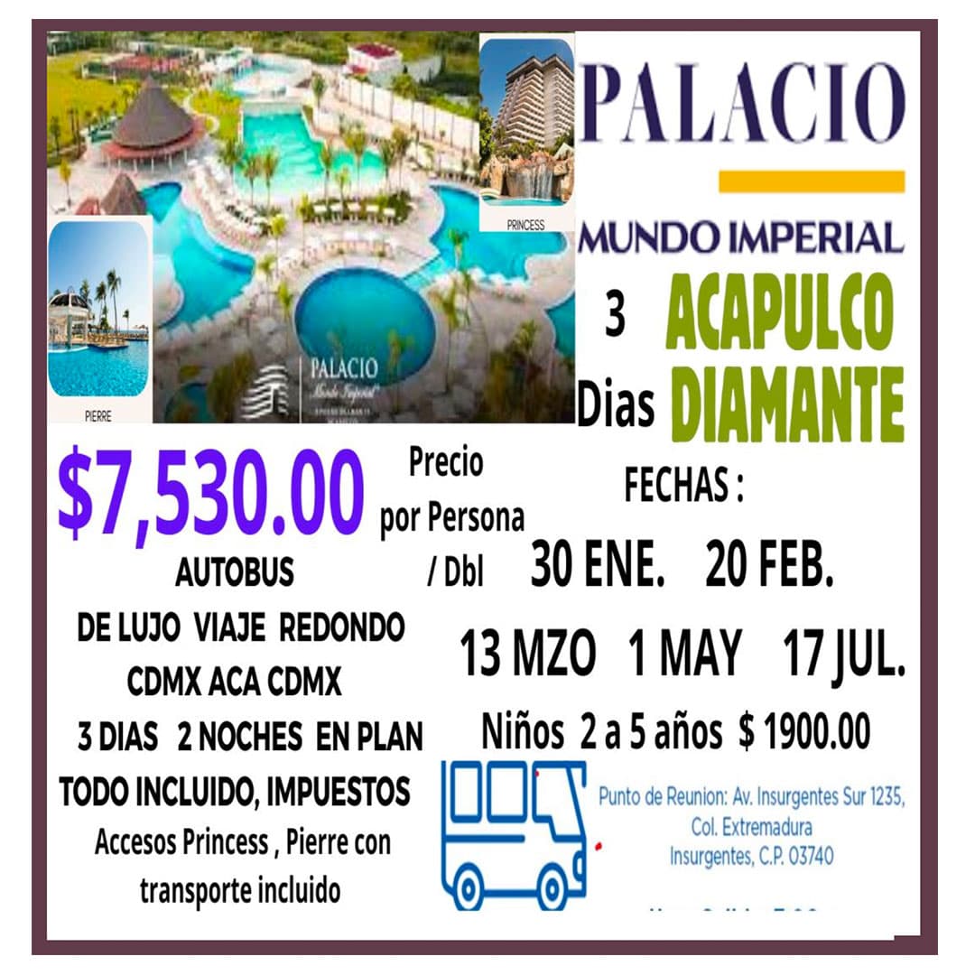 Promoción de Turismo Zarco con paquetes turísticos a Cancún, Acapulco, Tulum y Riviera Maya. Incluye vuelos redondos, traslados, hospedaje en hoteles todo incluido, precios especiales para grupos y familias, opciones nacionales e internacionales.